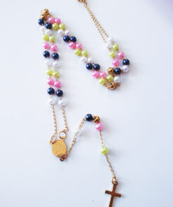 Rosario Perlas Multicolor