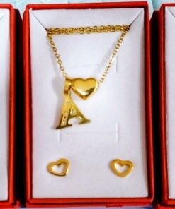 Set Doble dije Iniciales