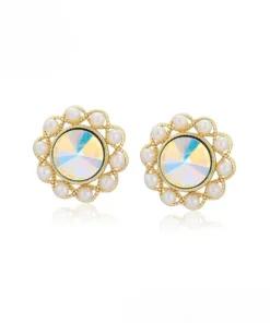 Aretes Florecita Tornasol