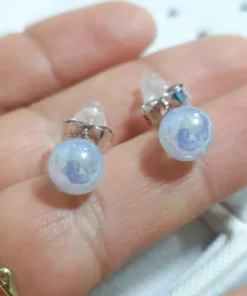 Aretes Perla Tornasol
