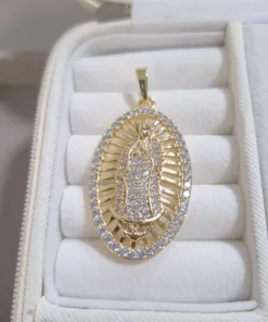 Dije Virgen de Guadalupe Cristal