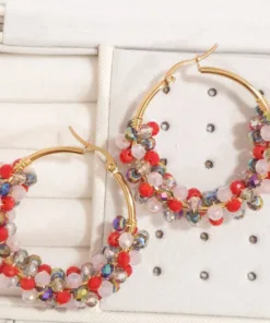 Aretes Tejidos Multicolor