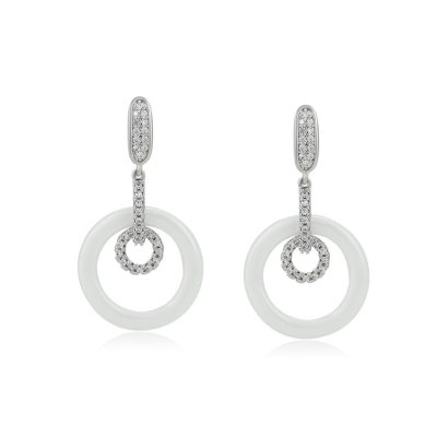 A295 ARETES DE LUJO NÁCAR