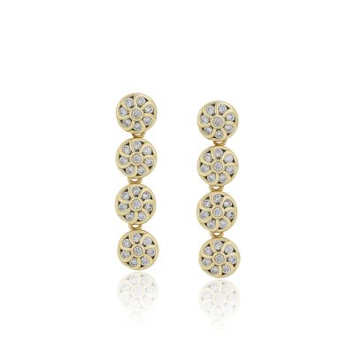 A316 ARETES DE LUJO GARDENIA