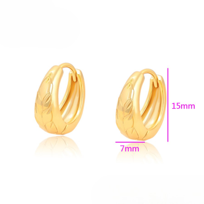 A353 ARETES CANOA TALLADO