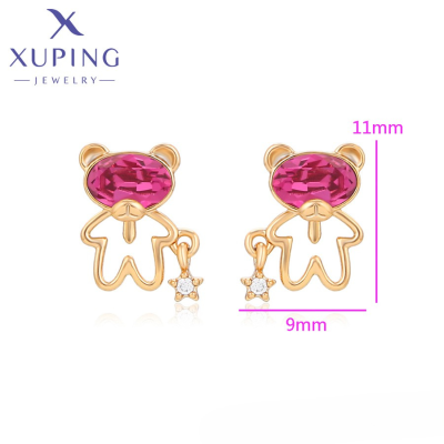 A498 Aretes Cristal Bear-1