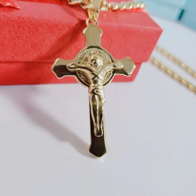 CADENA CRUCIFIJO REVERSIBLE PARA VARON