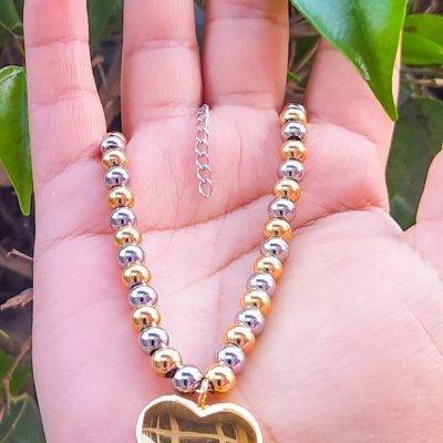 P89 PULSERA BILLAS CORAZON ENAMORADO-2