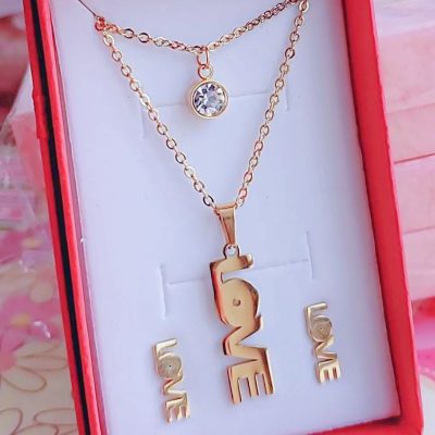 SET DOBLE CIRSTAL LOVE