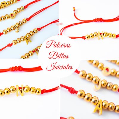 pulsera billas iniciales