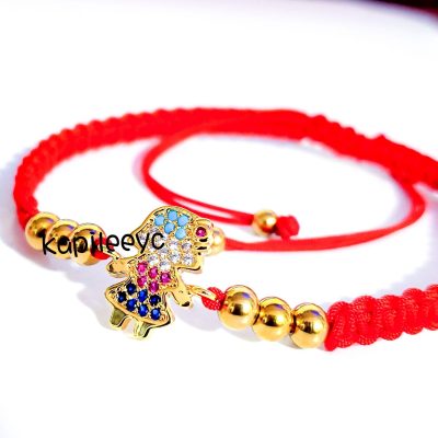 pulsera tejida niña